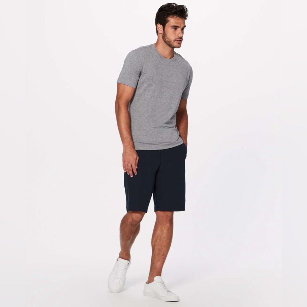 Lululemon The Works Short *Warpstreme 11" Nautical Navy Size 36
